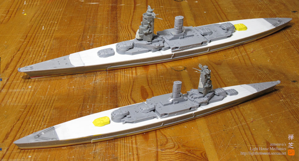 1/700巡洋戦艦天城その2 1/700 Battlecruiser Amagi part2: LightHouse-メカニックス