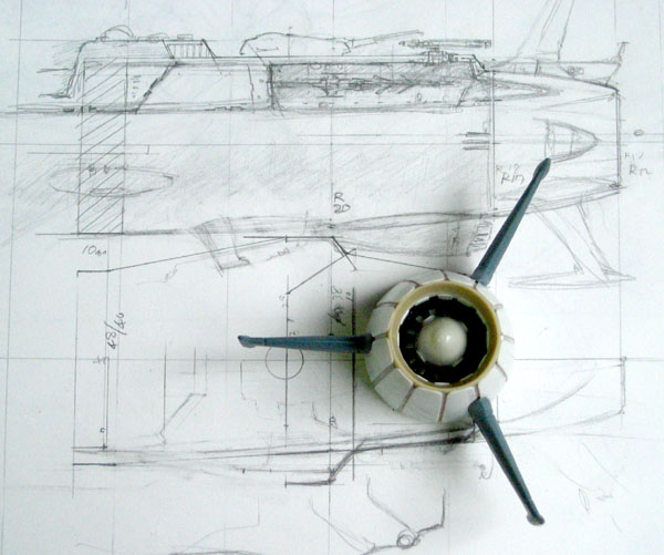 1 700宇宙戦艦ヤマト作りかけ Sb Yamato Making Lighthouse メカニックス