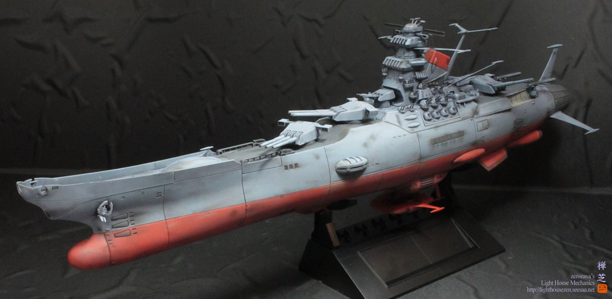 1/500ヤマトプラモデル組立て 1/500 Yamato Plastic Model Kit