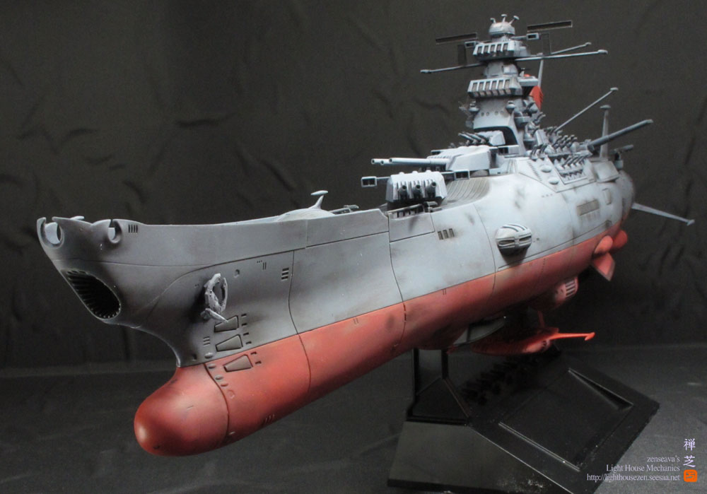 1/500ヤマトプラモデル組立て 1/500 Yamato Plastic Model Kit