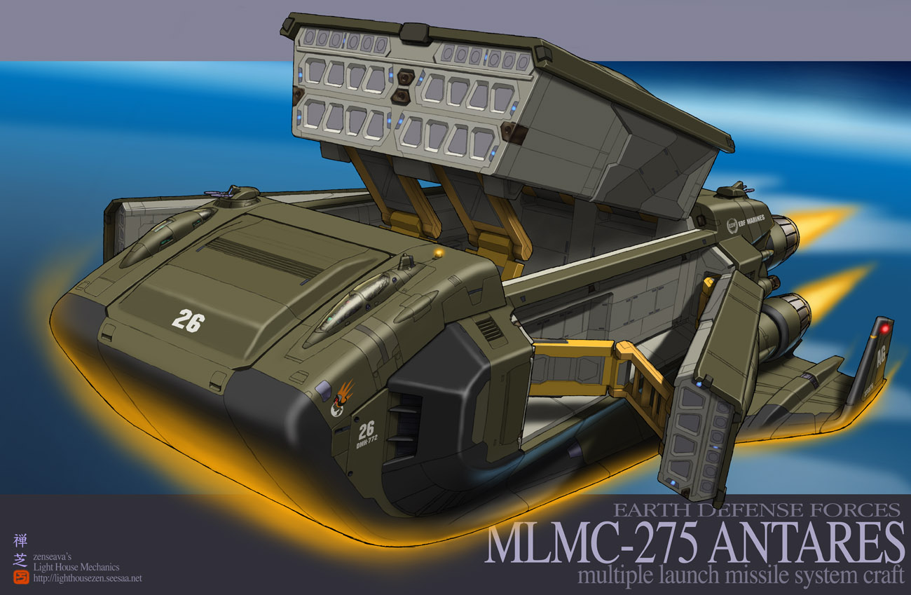 多連装誘導弾艇アンタレス MLMC-275 ANTARES: LightHouse-メカニックス