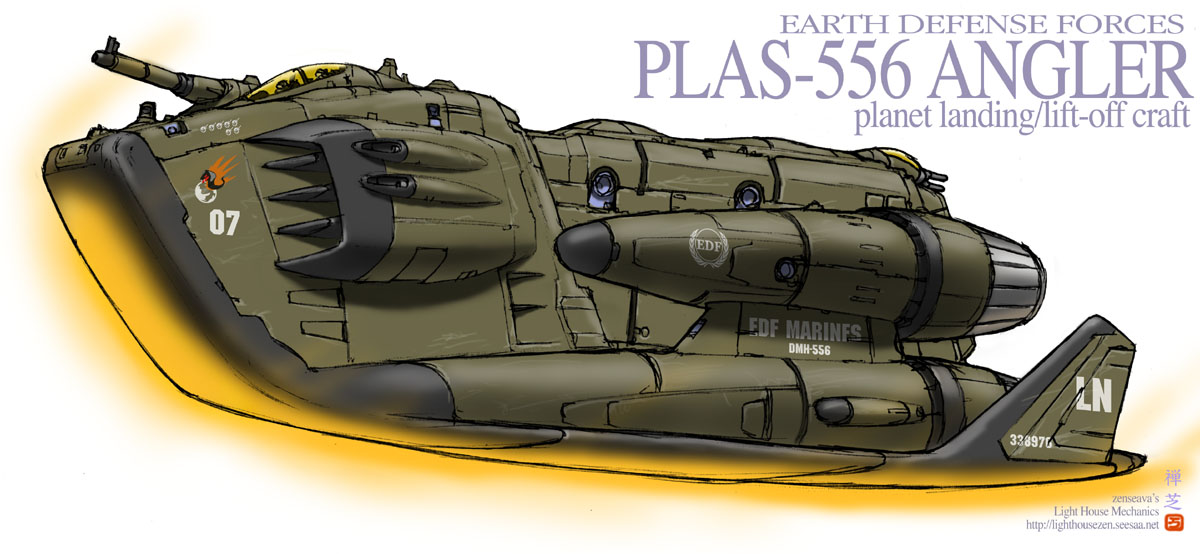 惑星降下艇 アングラー PLAS-556 Angler: LightHouse-メカニックス